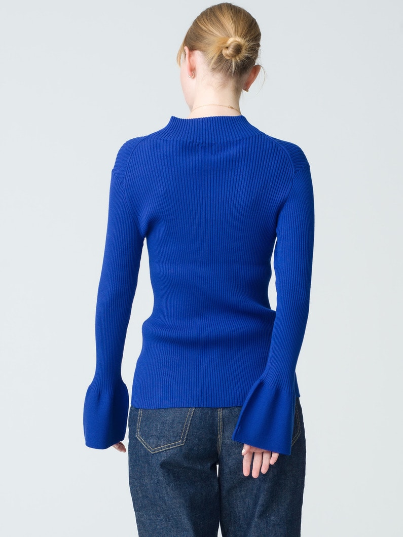 Bell Sleeve Knit Pullover | ニット 詳細画像 blue 3