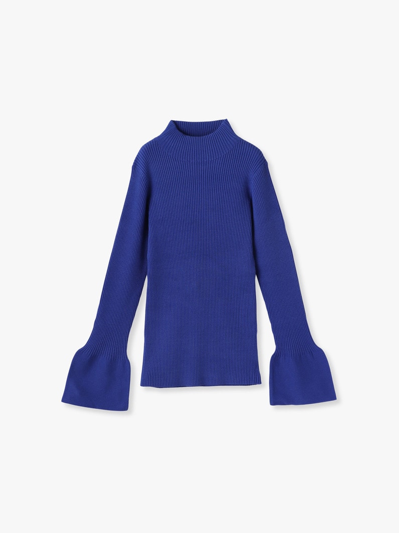 Bell Sleeve Knit Pullover | ニット 詳細画像 blue 4