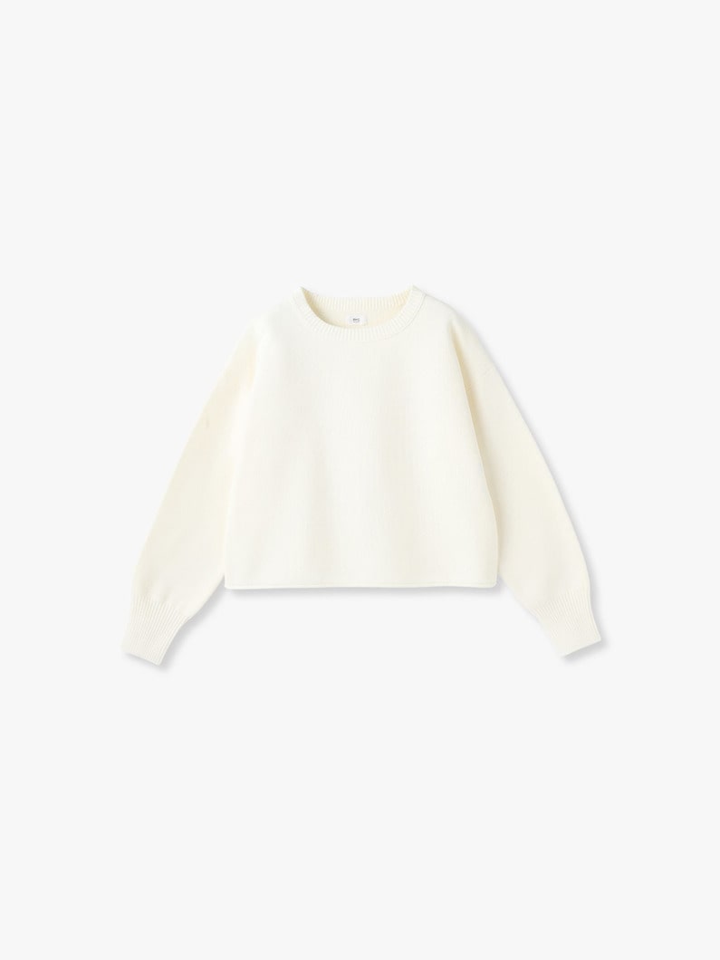 Milanorib Cotton Knit Pullover (pink/ivory/navy) | ニット 詳細画像 ivory 5