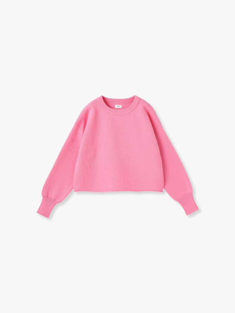 Milanorib Cotton Knit Pullover (pink/ivory/navy) | ニット 詳細画像 pink 6