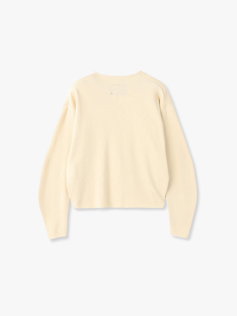 Multi Button Crew Neck Cardigan | カーディガン 詳細画像 ivory 1