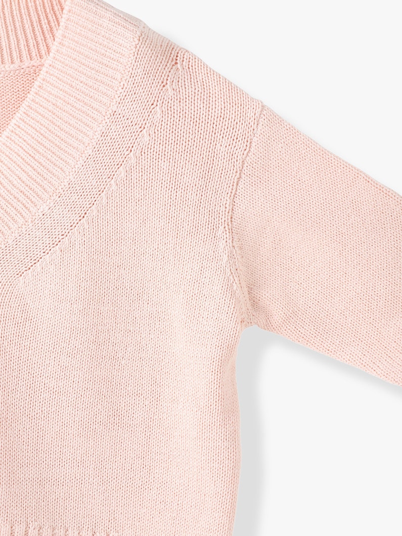 V Neck Knit Pullover | ニット 詳細画像 light pink 2