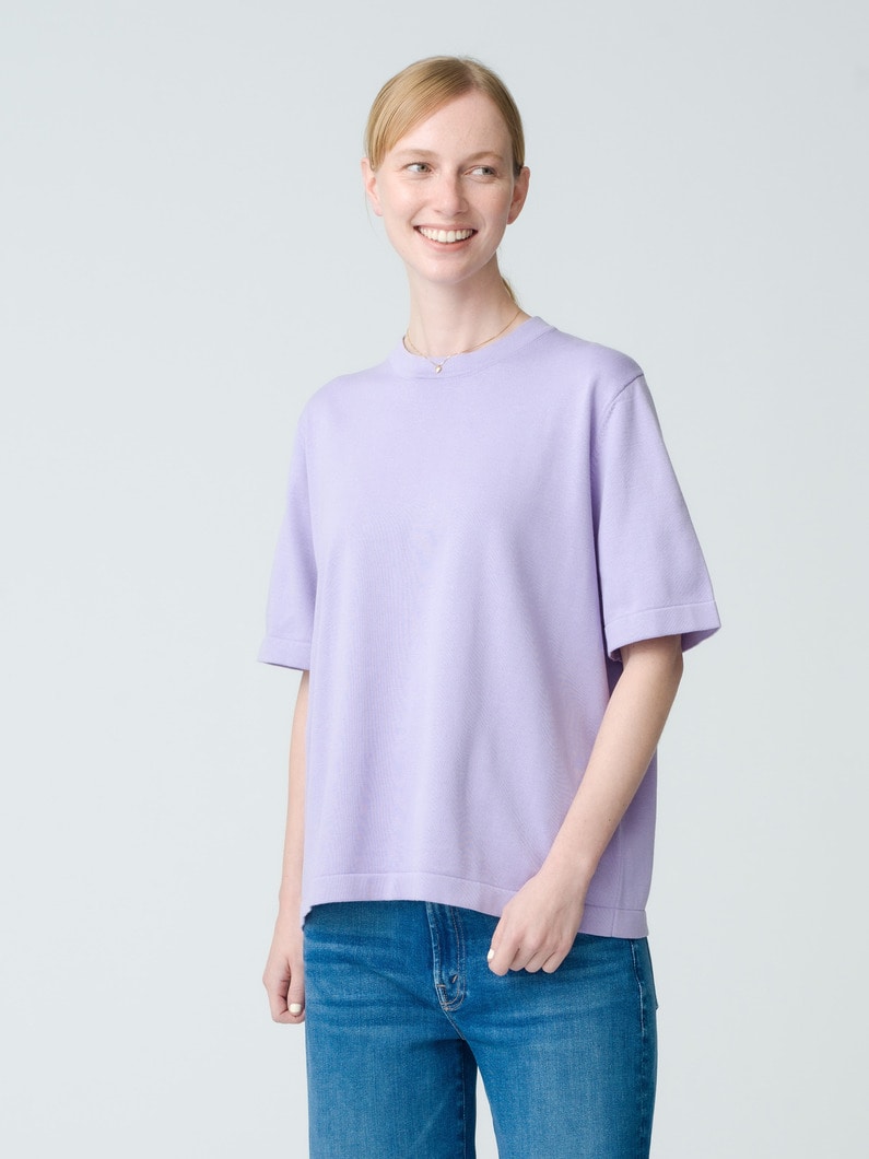 Heavier Weight As Jacques Knit Top | ニット 詳細画像 light purple