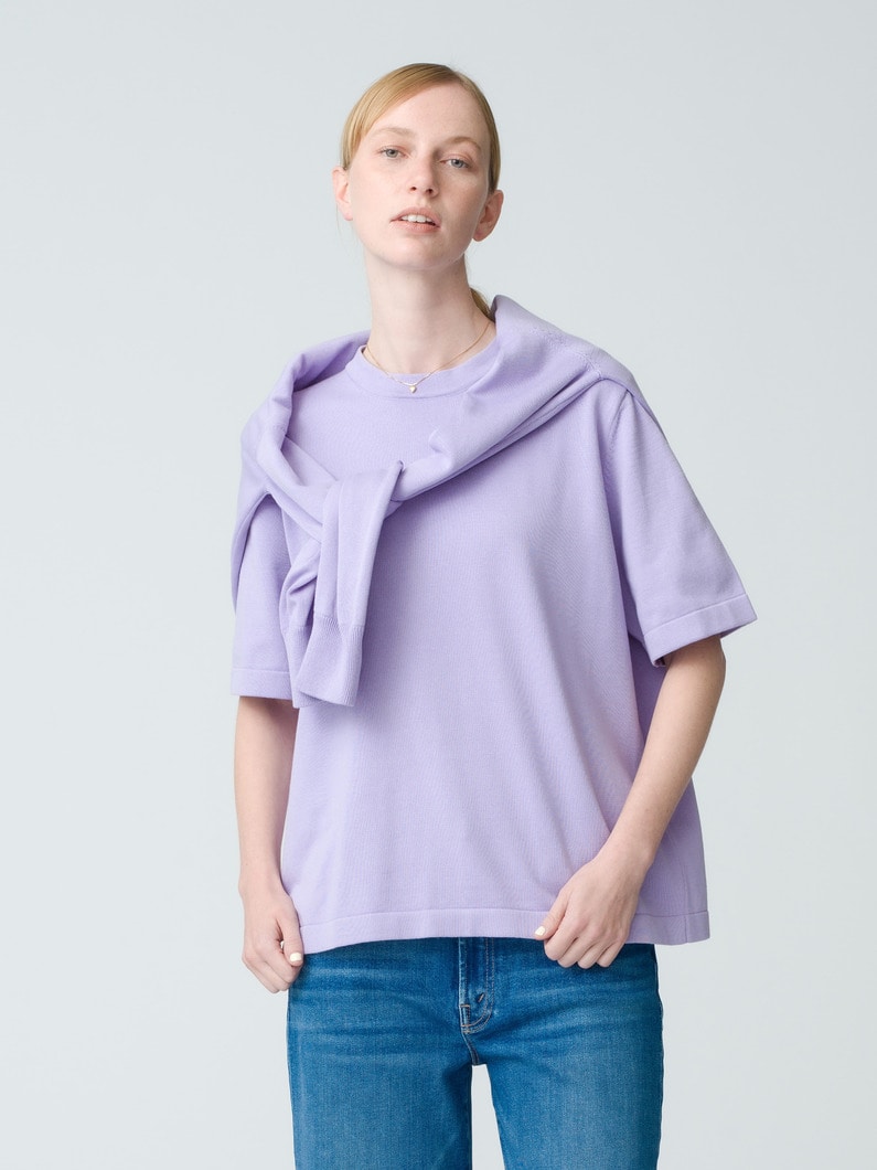 Heavier Weight As Jacques Knit Top | ニット 詳細画像 light purple 3