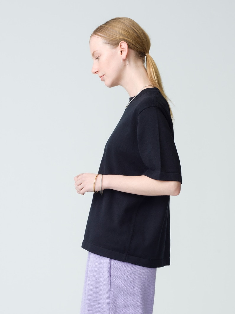 Heavier Weight As Jacques Knit Top | ニット 詳細画像 black 2