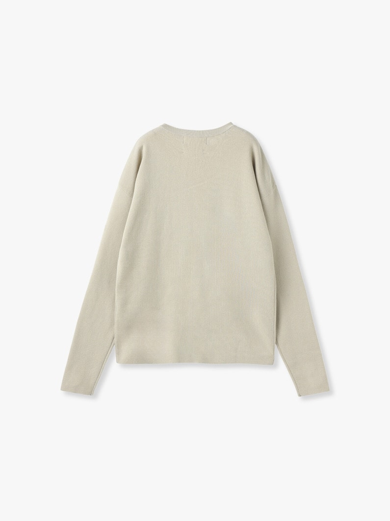 Bravo Crew Neck Knit Top | ニット 詳細画像 navy 1