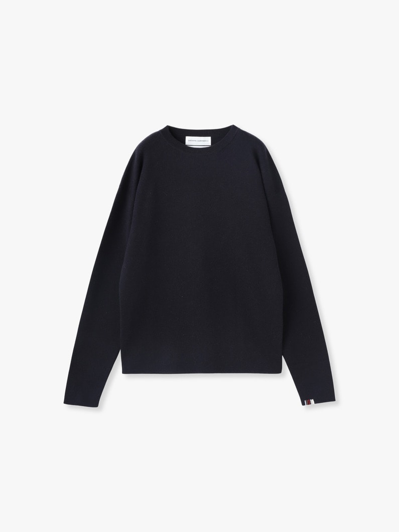 Bravo Crew Neck Knit Top | ニット 詳細画像 navy 1