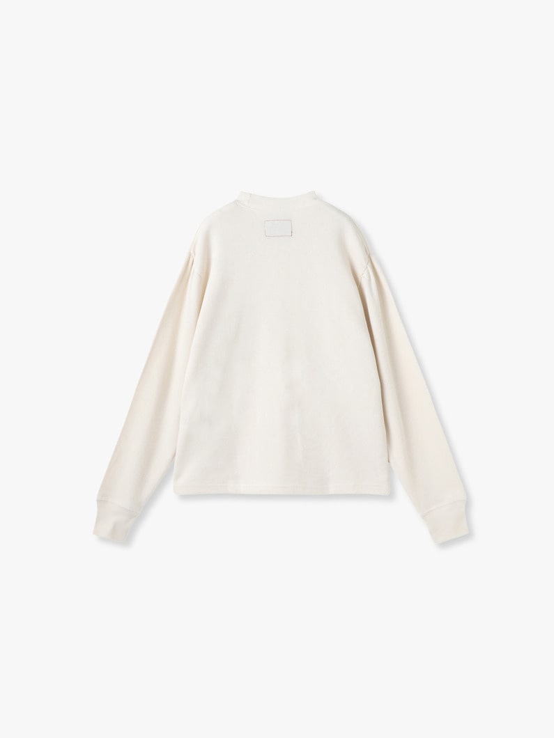 Cotton Rayon Honeycomb Pullover | ティーシャツ 詳細画像 ivory 1