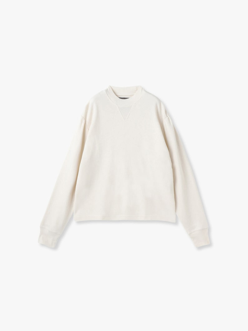 Cotton Rayon Honeycomb Pullover | ティーシャツ 詳細画像 ivory 3