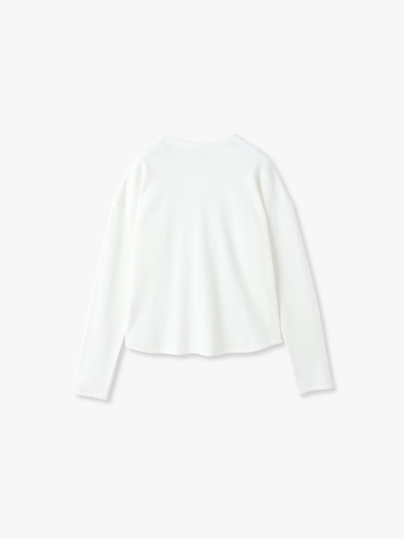 Organic Cotton Thermal Pullover | カットソー 詳細画像 ivory 1