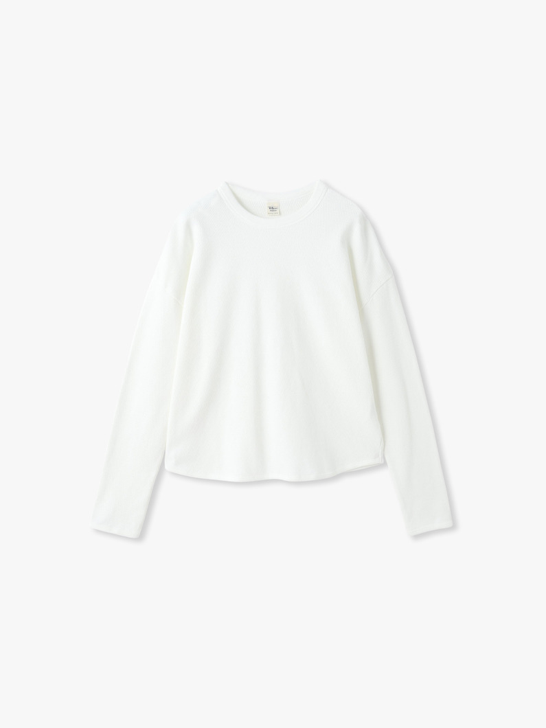 Organic Cotton Thermal Pullover | カットソー 詳細画像 ivory 1