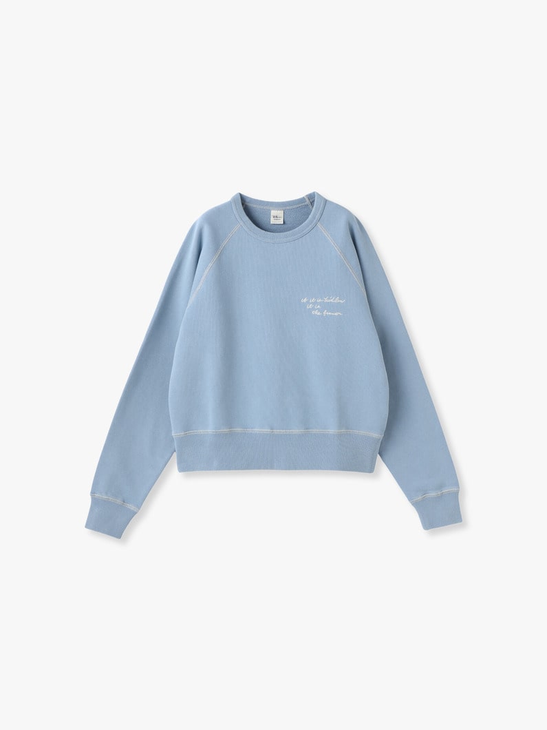 Embroidery Sweat Pullover | スウェット 詳細画像 light blue 1