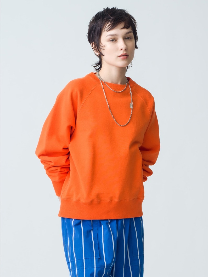 Love Print Sweat Pullover | スウェット 詳細画像 orange 3