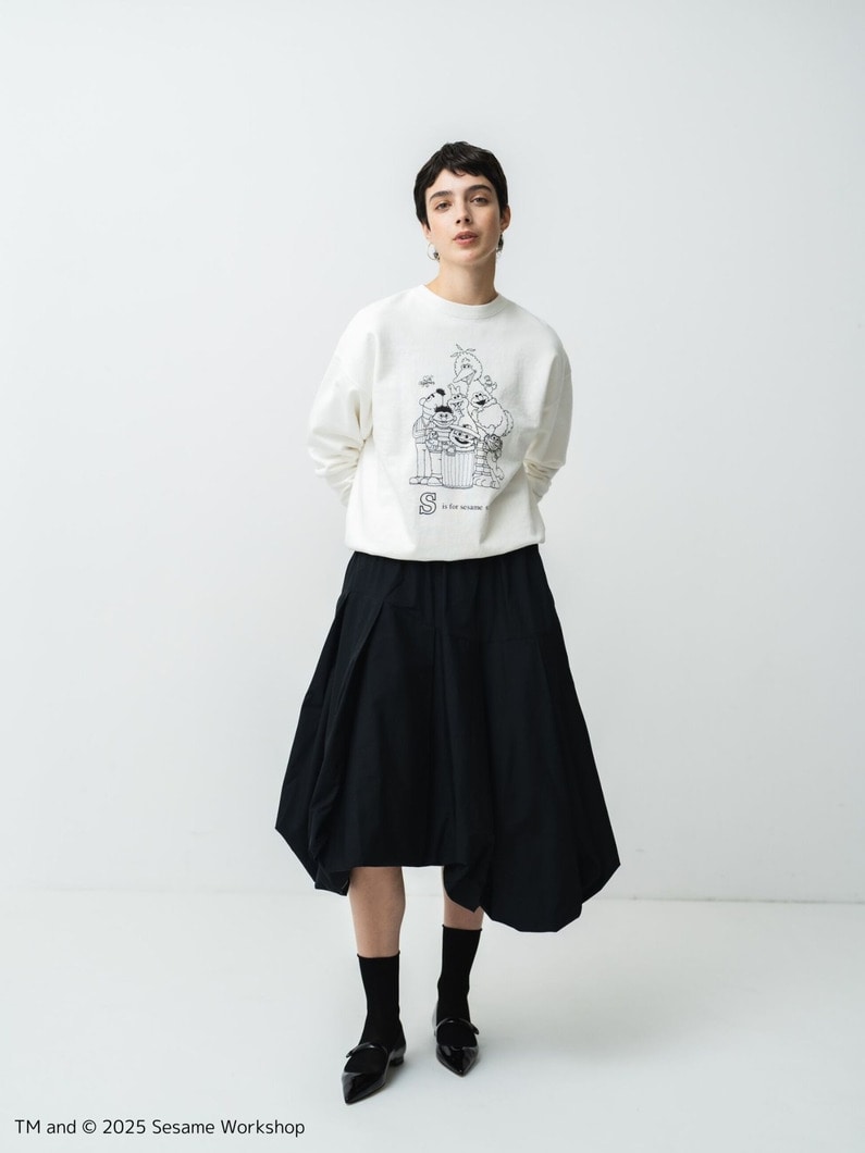 Sesame Street Sweat Shirt | スウェット 詳細画像 white 1