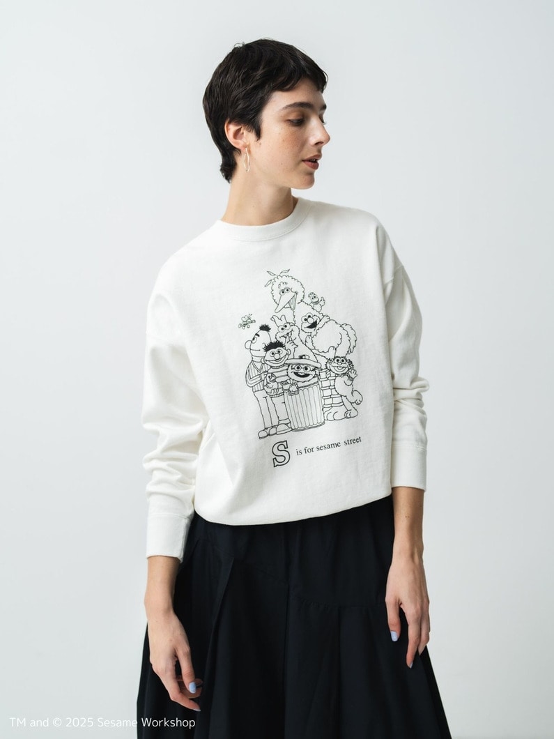 Sesame Street Sweat Shirt | スウェット 詳細画像 white 2