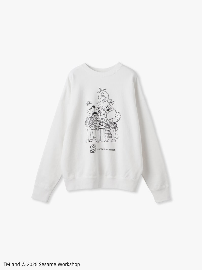 Sesame Street Sweat Shirt | スウェット 詳細画像 white 3