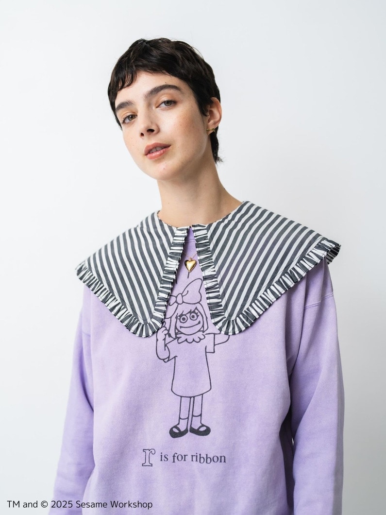 Sesame Street Prairie Dawn Sweat Shirt | スウェット 詳細画像 light purple 1