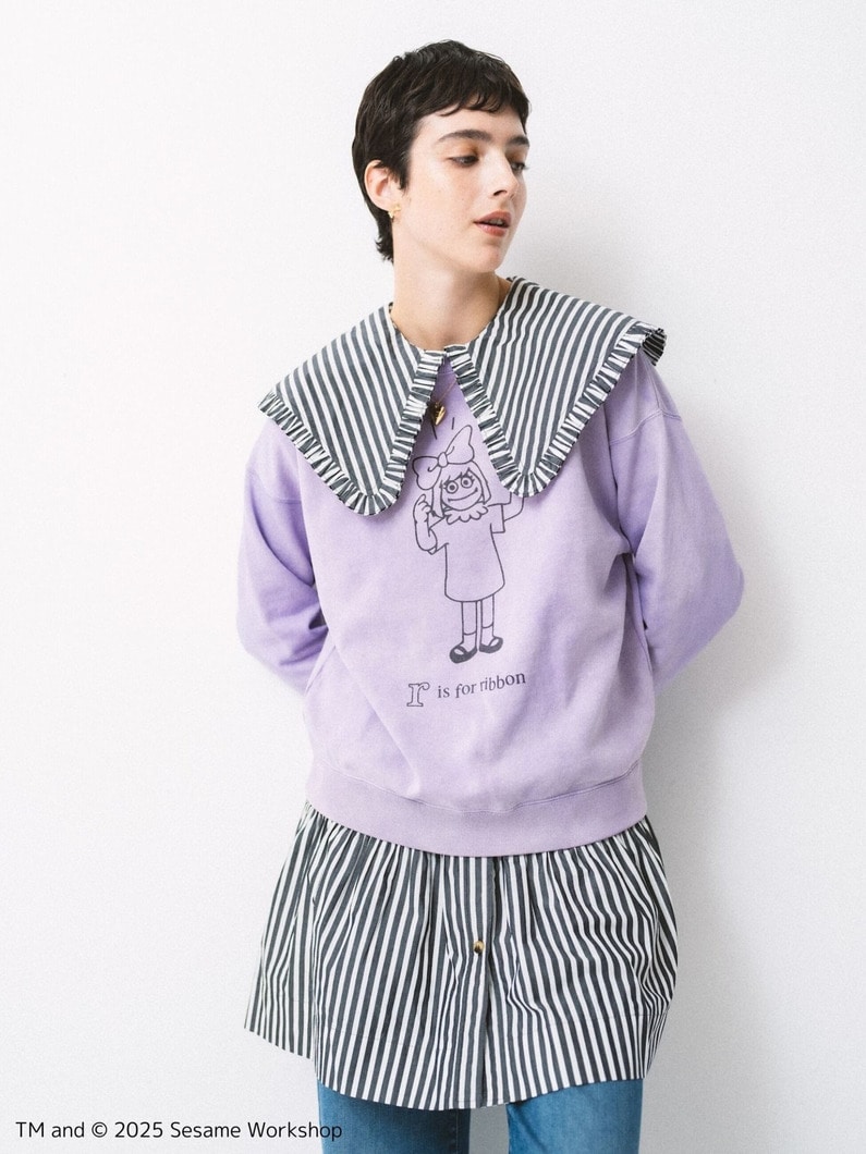 Sesame Street Prairie Dawn Sweat Shirt | スウェット 詳細画像 light purple 2