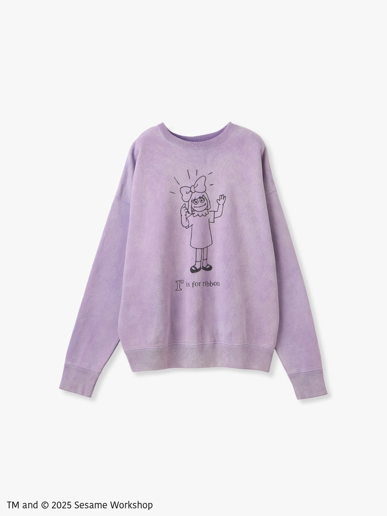 Sesame Street Prairie Dawn Sweat Shirt | スウェット 詳細画像 light purple 3