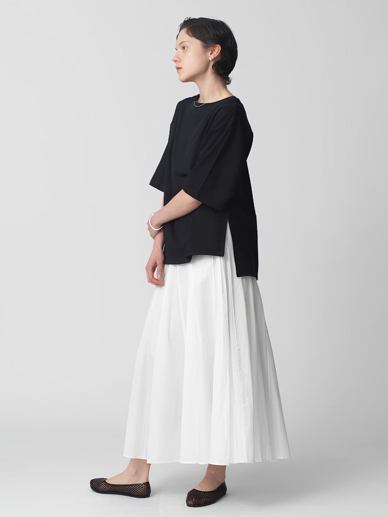 ボックスシルエット ティー（ブラック/グレー） 詳細画像 black 2