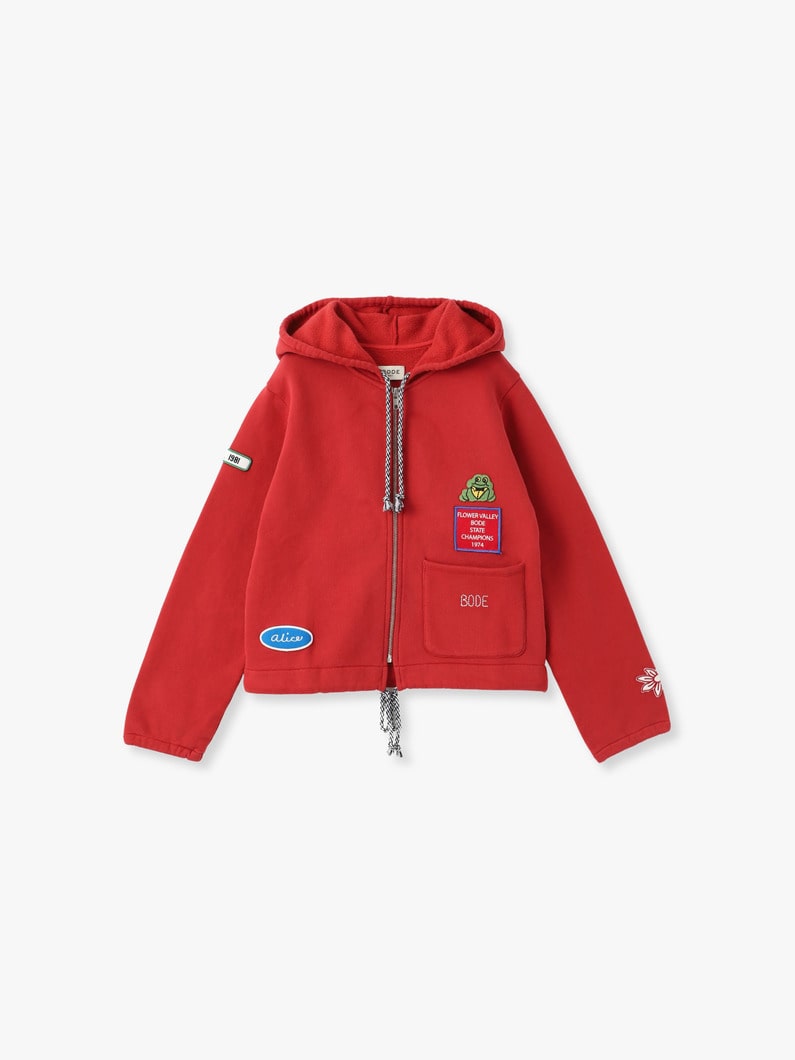 キャンパー ジップフーディー 詳細画像 red 1