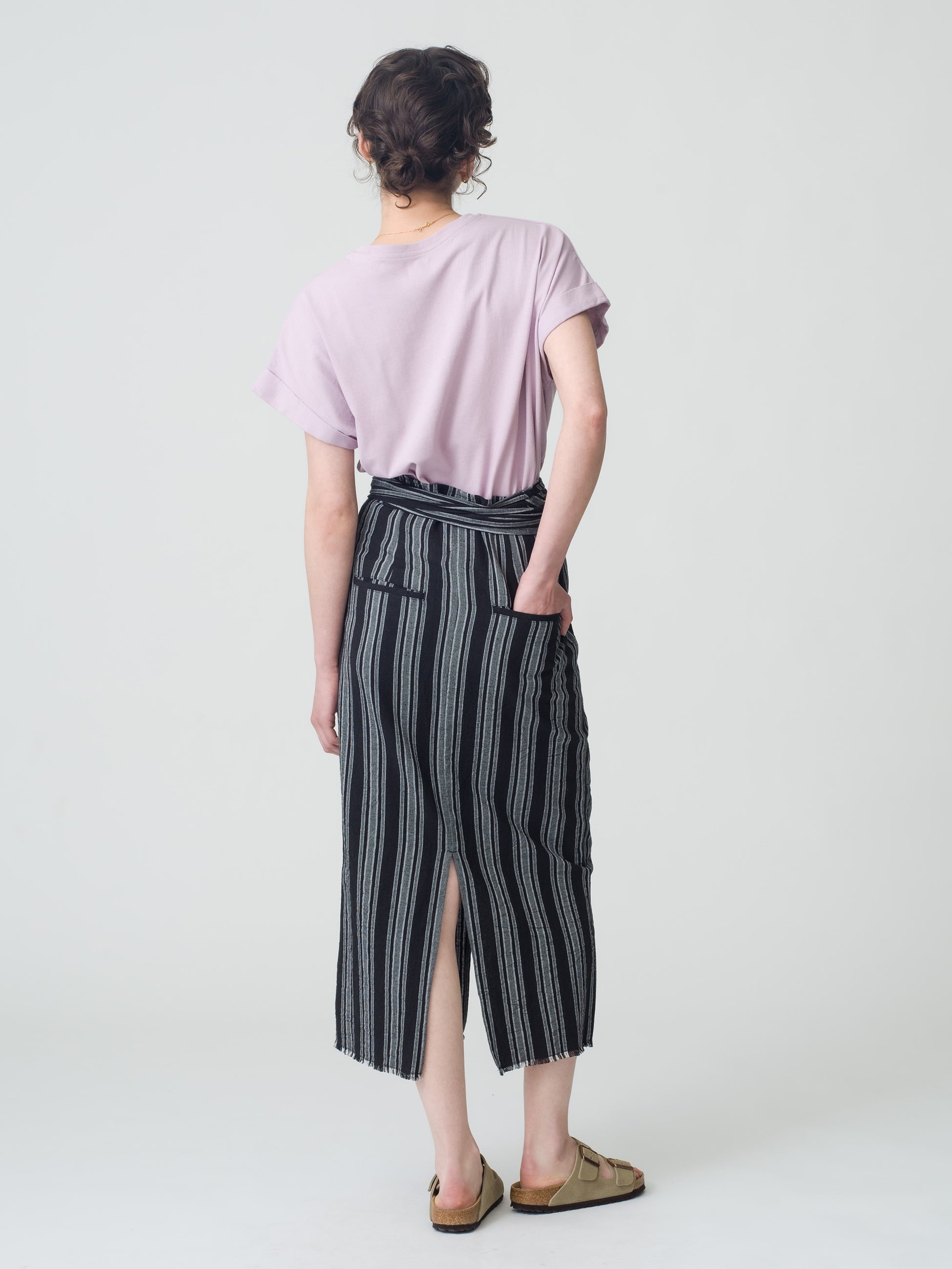 RHCロンハーマン キュプラコットン ドレス（ラベンダー） キュプラコットン ドレス（ネイビー/ラベンダー）｜RHC(アール