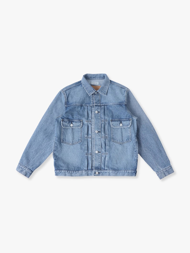 リサイクルコットン ユーズド デニムジャケット 詳細画像 blue 8
