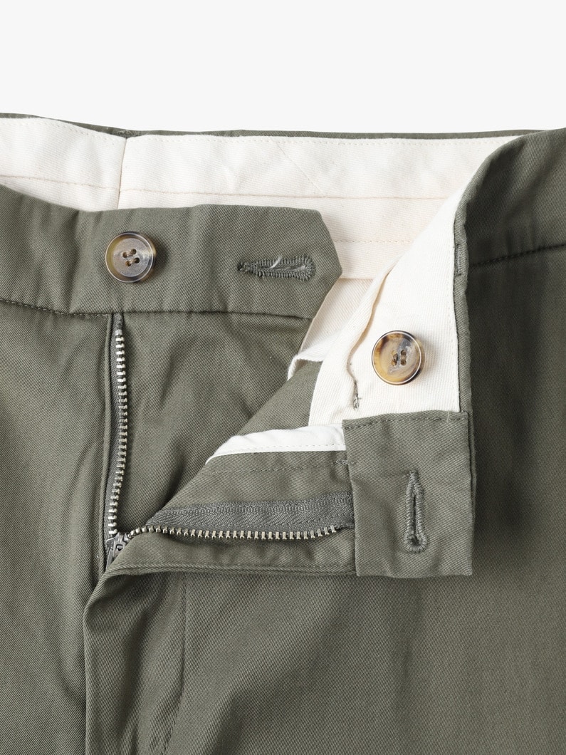 Supima Compact Chino Stretch Pants | パンツ 詳細画像 khaki 2