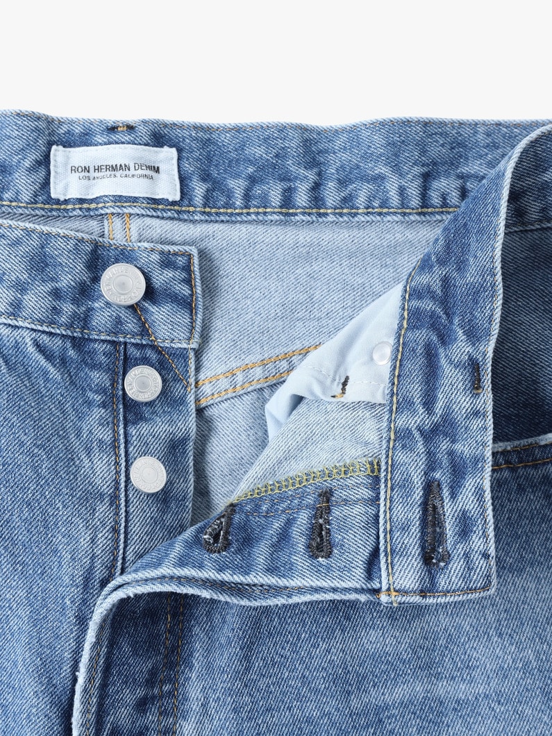 Recycle Cotton Used Straight Fit Denim Pants | パンツ 詳細画像 blue 2