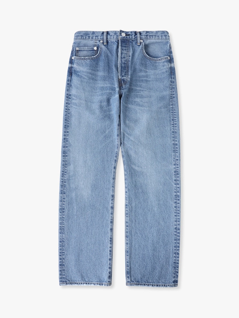 Recycle Cotton Used Straight Fit Denim Pants | パンツ 詳細画像 blue 4