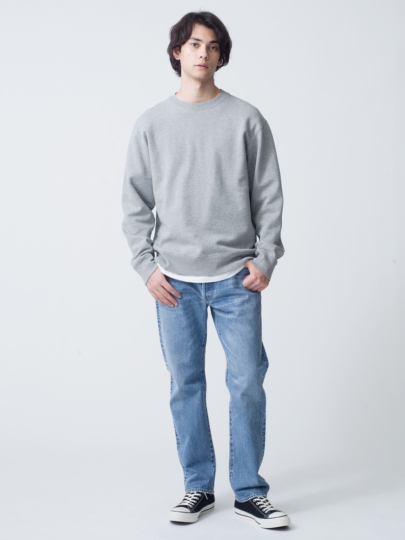 Recycle Cotton Used Slim Straight Fit Denim Pants | パンツ 詳細画像 blue 2