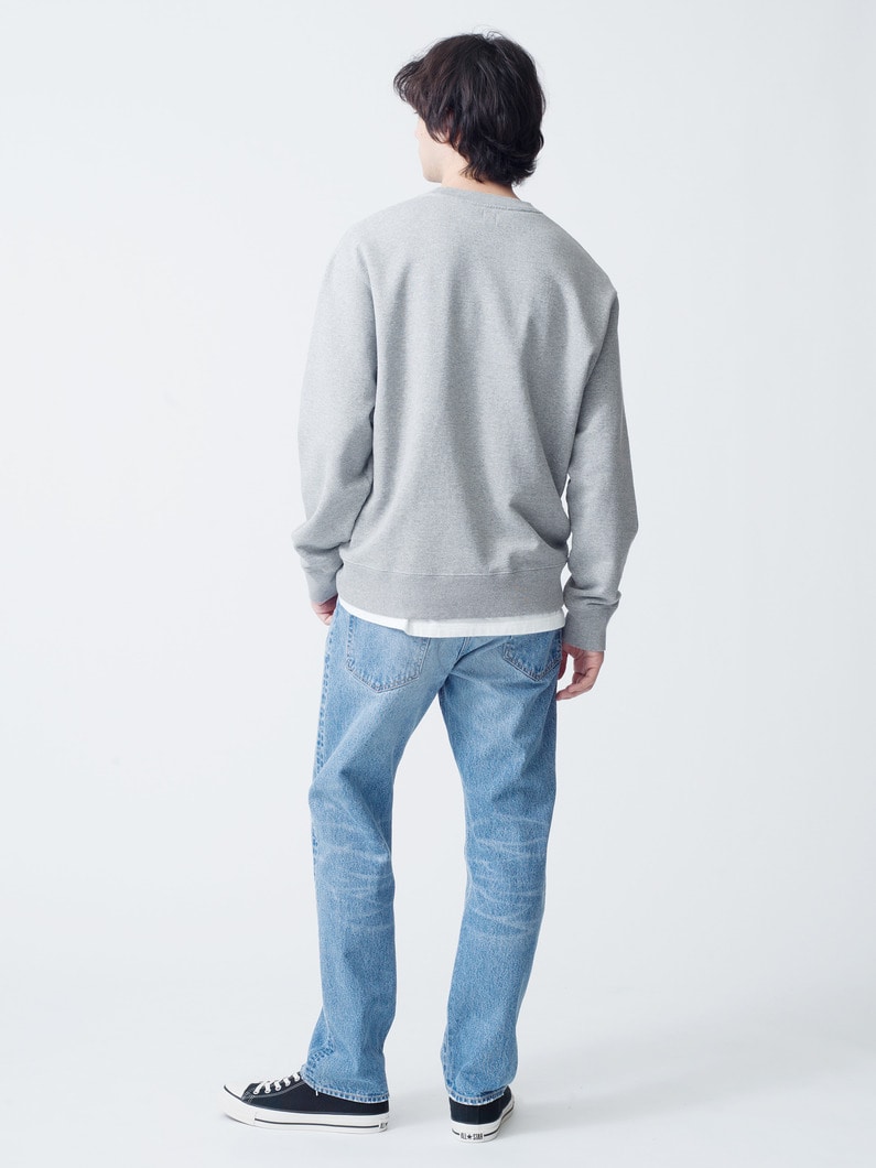 Recycle Cotton Used Slim Straight Fit Denim Pants | パンツ 詳細画像 blue 3