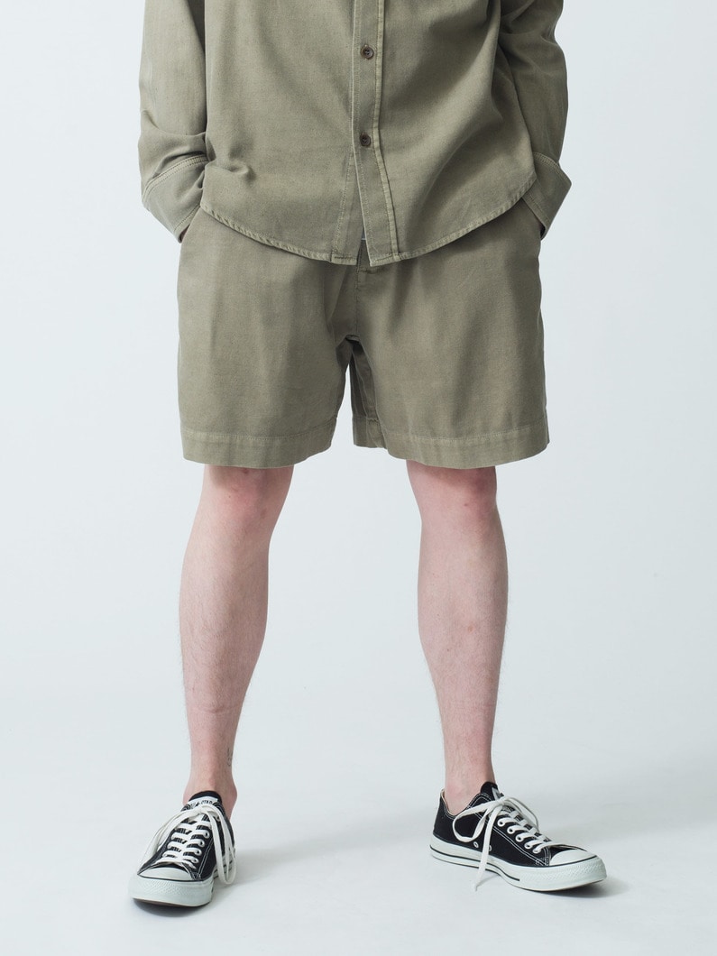 Early Dawn Crop Shorts | パンツ 詳細画像 olive 1