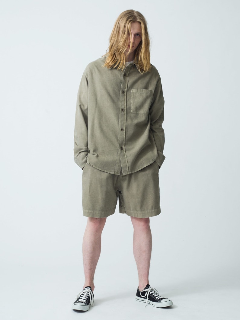 Early Dawn Crop Shorts | パンツ 詳細画像 olive 2