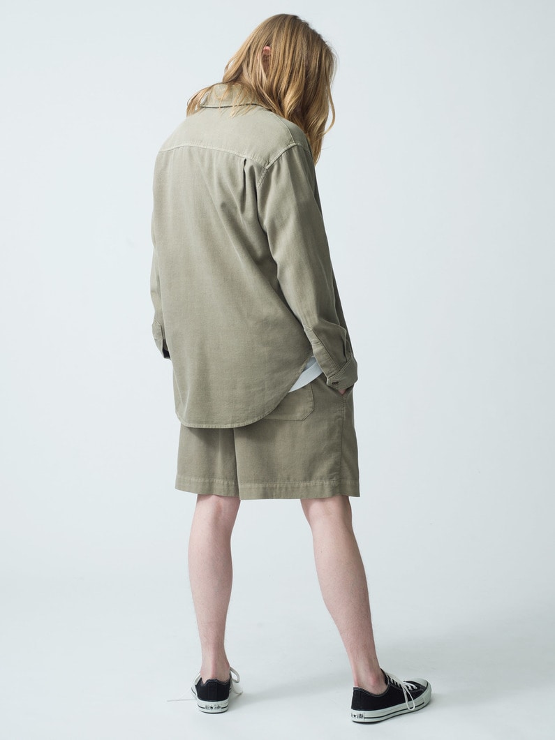 Early Dawn Crop Shorts | パンツ 詳細画像 olive 4