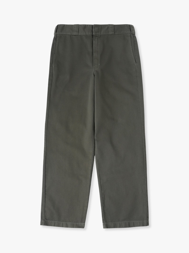 Overdyed Cotton Chino Pants | パンツ 詳細画像 olive