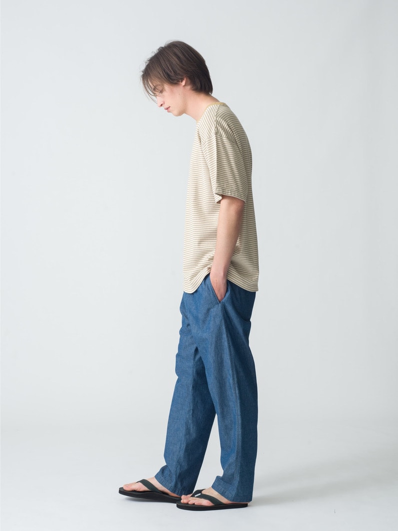 シャンブレーパンツ 詳細画像 blue 3