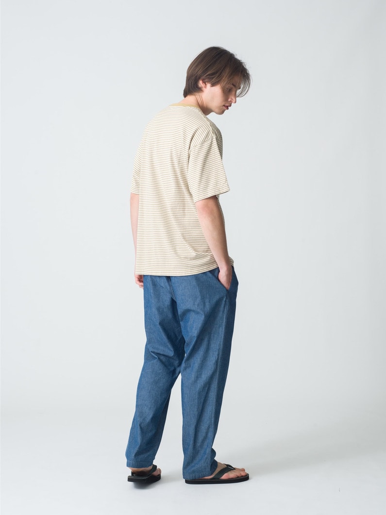 シャンブレーパンツ 詳細画像 blue 4