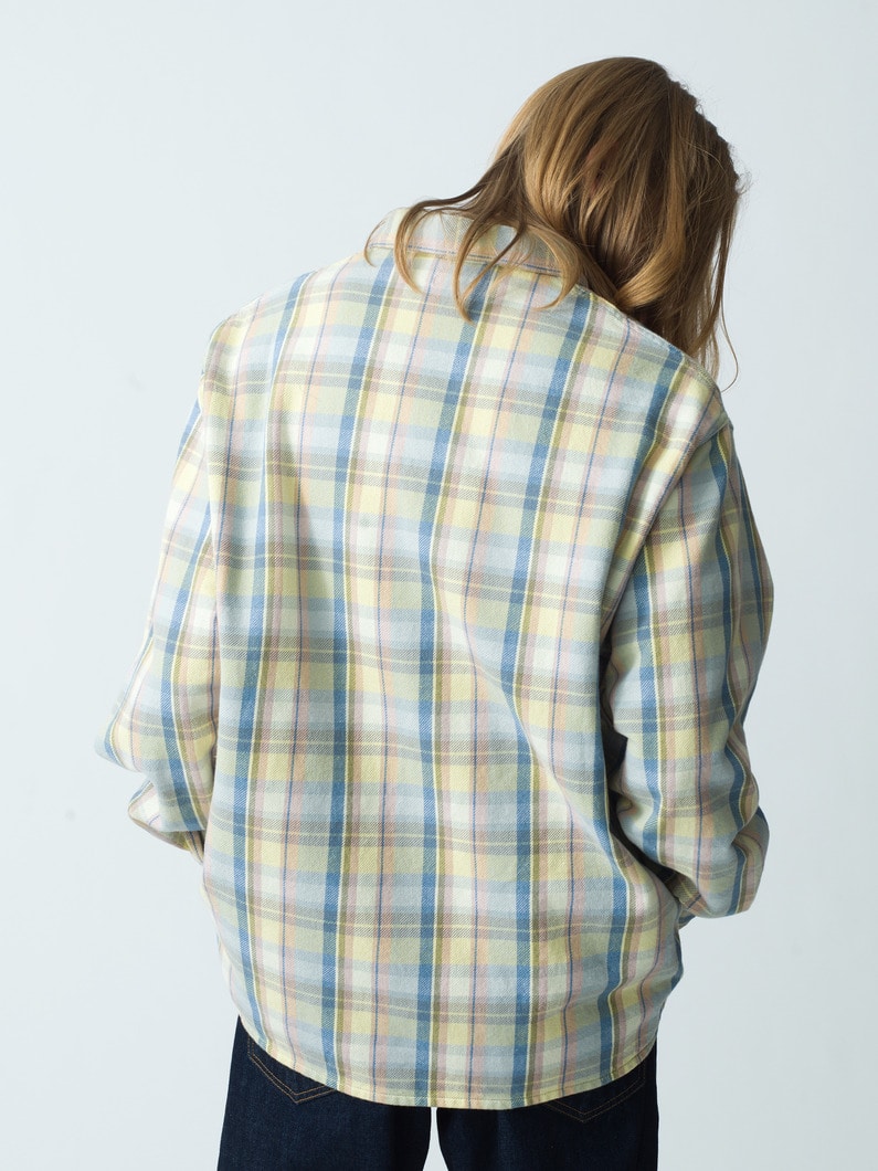 Twill Checked Shirt | シャツ 詳細画像 yellow 3