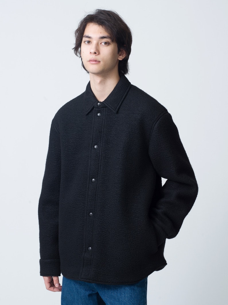 Fleece Shirt Jacket | シャツ 詳細画像 black 1