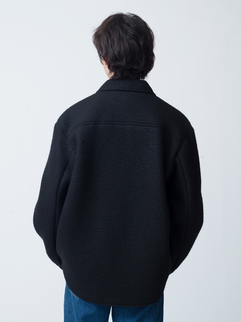 Fleece Shirt Jacket | シャツ 詳細画像 black 3