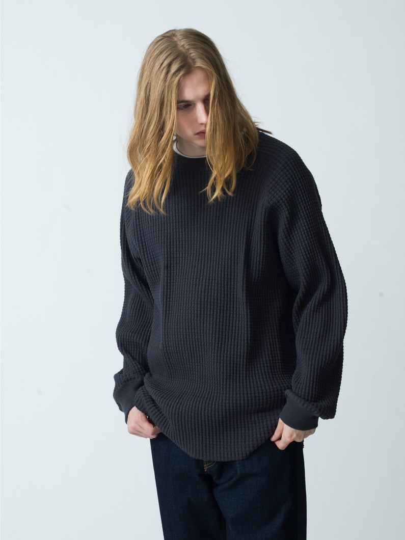 Big Waffle Pullover | ティーシャツ 詳細画像 charcoal gray 1