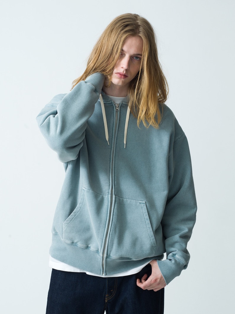 Thermal Sweat Zip Hoodie | スウェット 詳細画像 light green