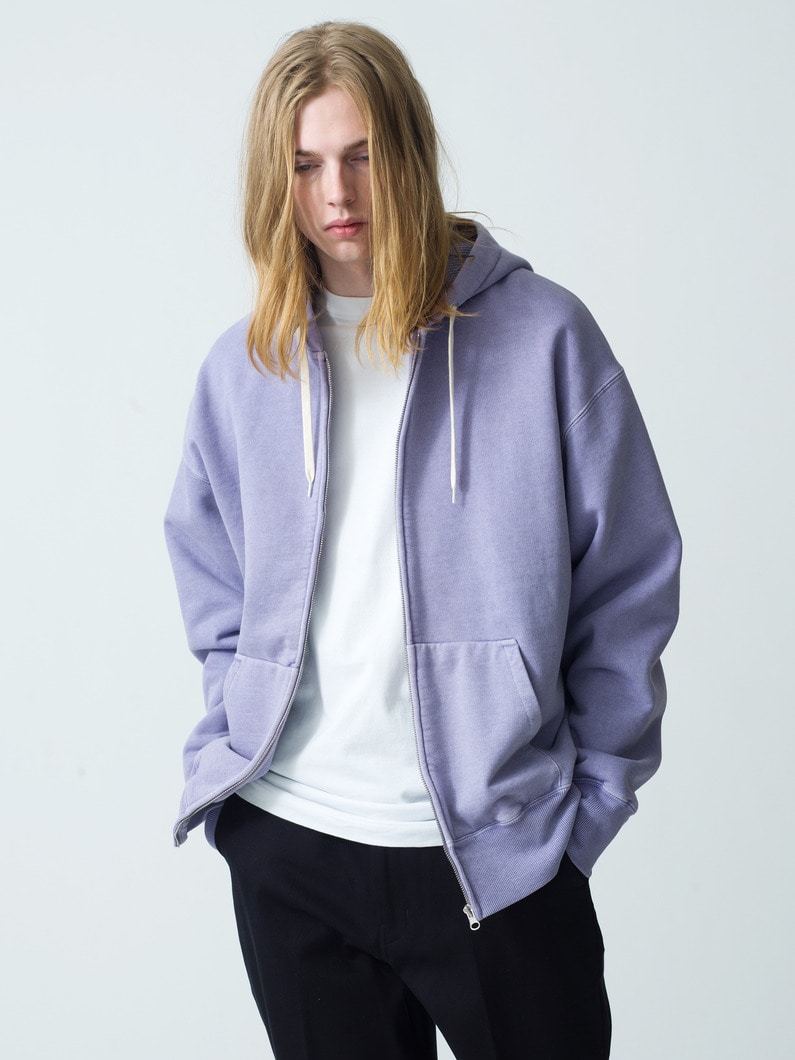 Thermal Sweat Zip Hoodie | スウェット 詳細画像 purple