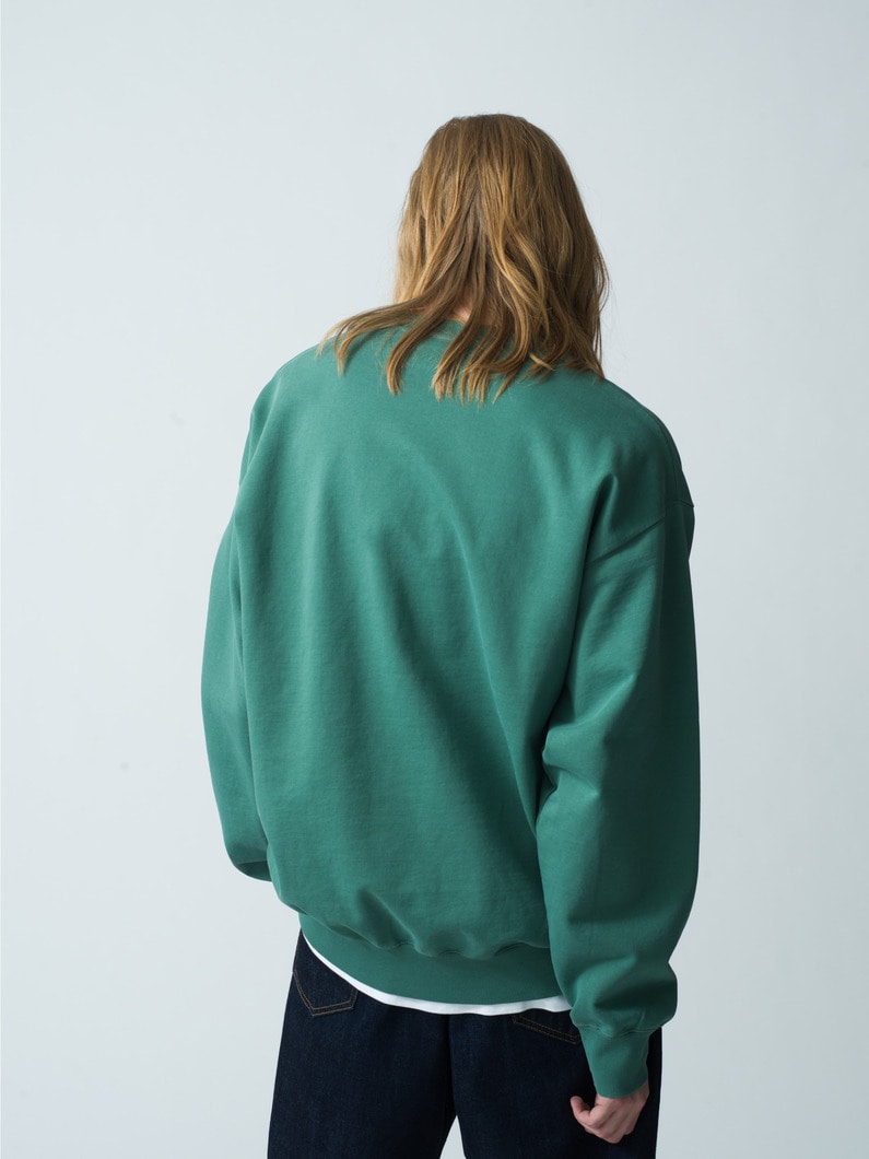 Grace Wash Sweat Pullover | スウェット 詳細画像 green 3