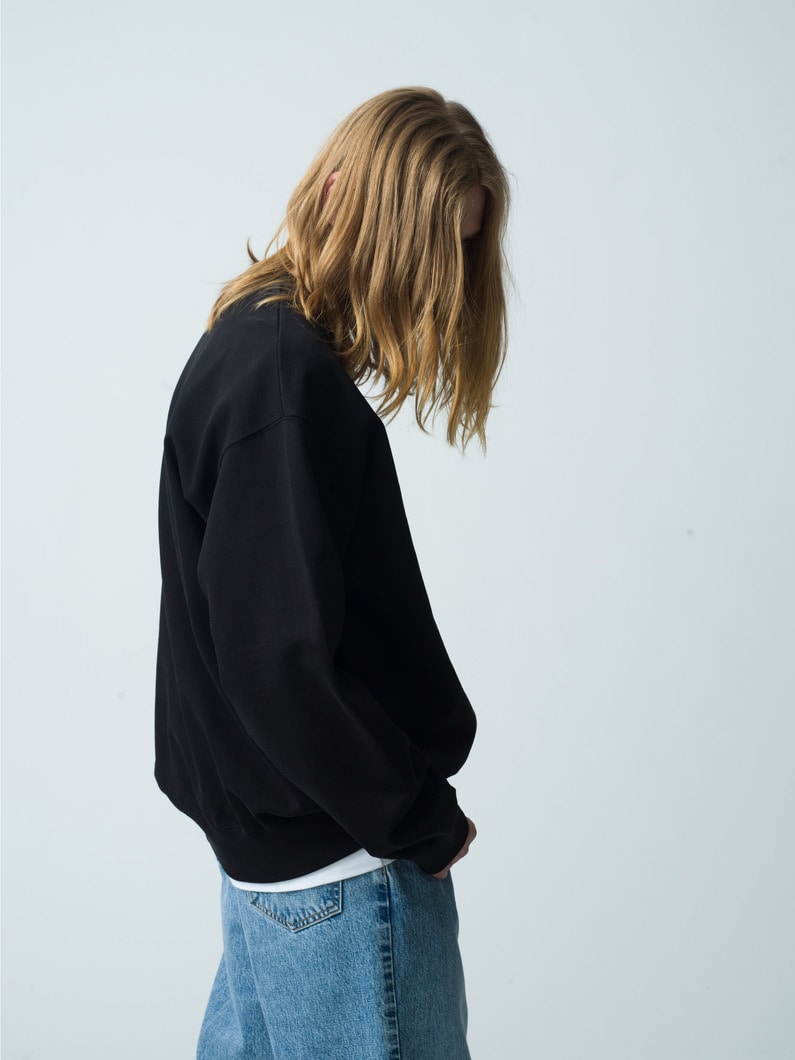 Grace Wash Sweat Pullover | スウェット 詳細画像 black 2