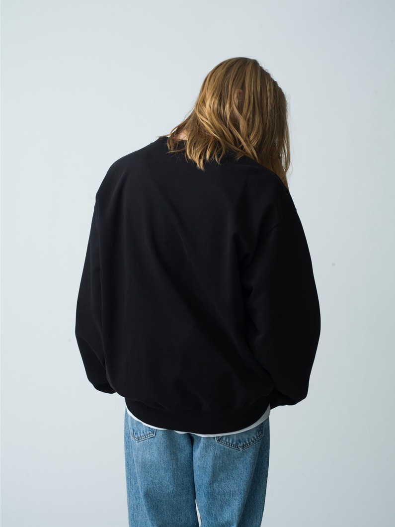 Grace Wash Sweat Pullover | スウェット 詳細画像 black 3