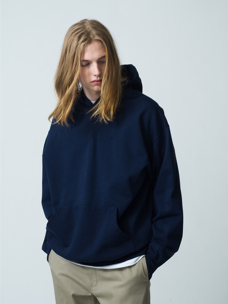 Grace Wash Sweat Hoodie | スウェット 詳細画像 navy