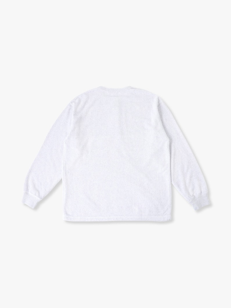 Henley Neck Long Sleeve Tee | ティーシャツ 詳細画像 pink 1