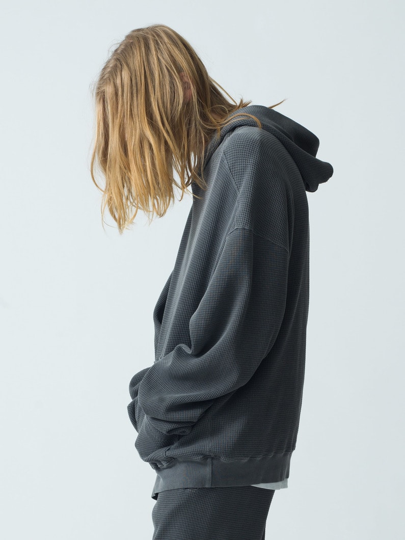 ワッフル フーディー 詳細画像 charcoal gray 2